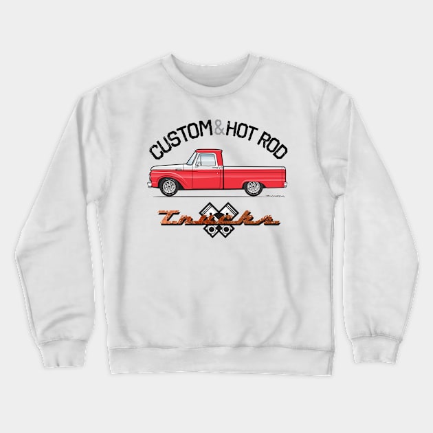 Custom Red and White Crewneck Sweatshirt by JRCustoms44